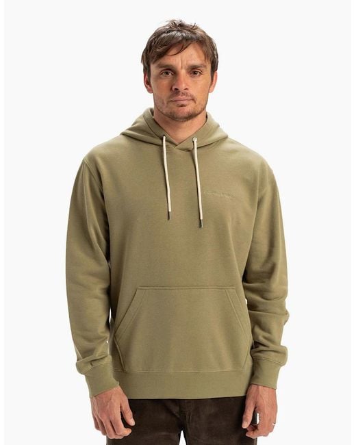 Quiksilver Green Salt Water Hood Hoodie for men