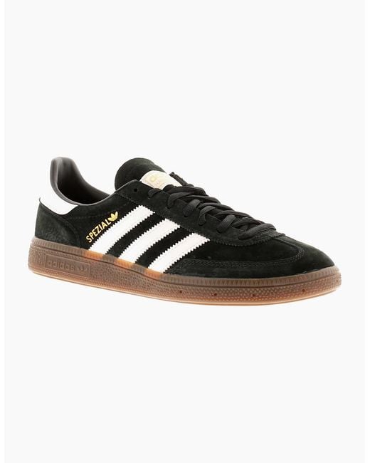 Adidas Originals Black Trainers Handball Spezial Leather Lace Up Uk Size for men
