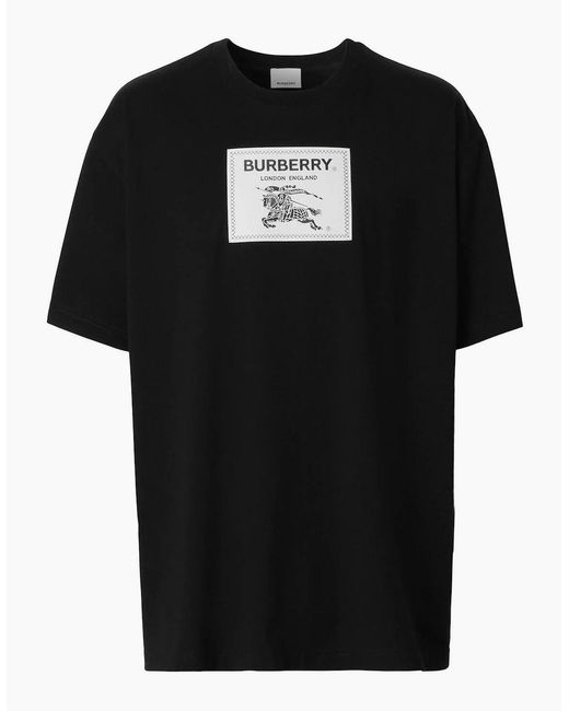 Burberry Black Prorsum Label Knight T-Shirt for men