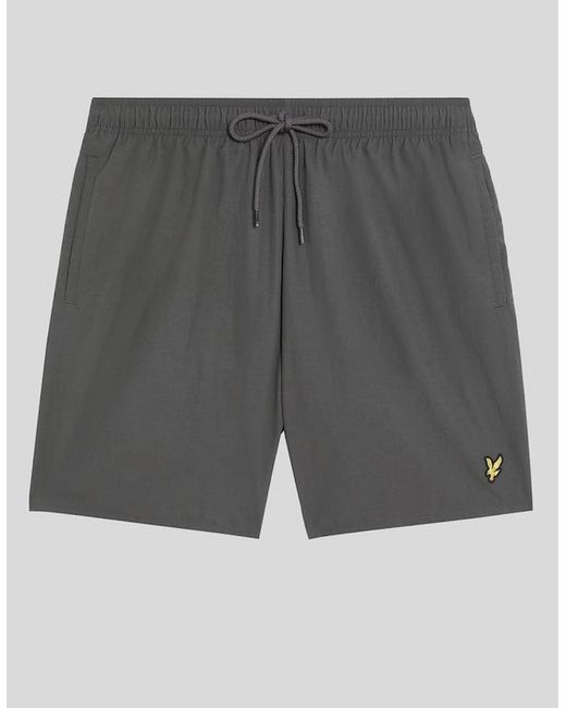 Lyle & Scott Natural Plain Swim Shorts for men