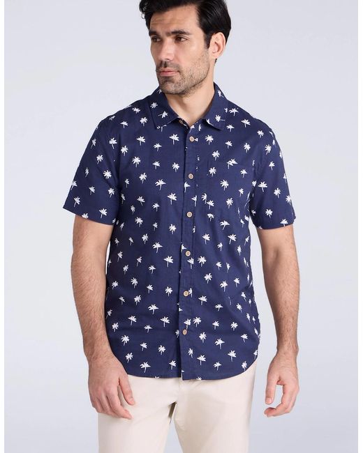 Mountain Warehouse Pink Preston Illustration Shirt for men