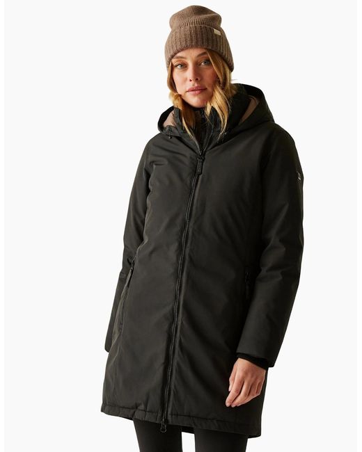 Regatta Black Ladies Marron Insulated Waterproof Jacket