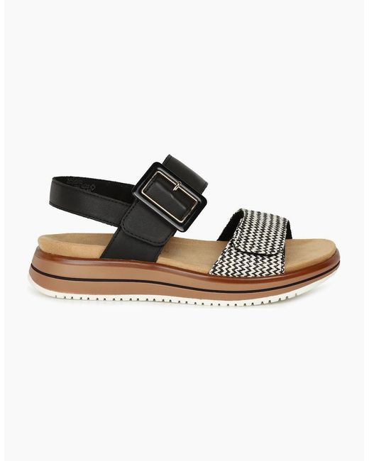 Remonte Black Manila Sandals