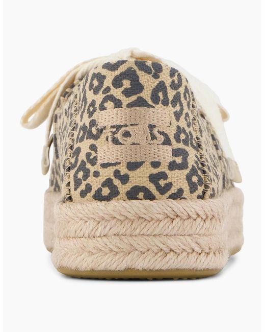 TOMS White Carolina Lace Up Cotton Oatmeal Flip Flops