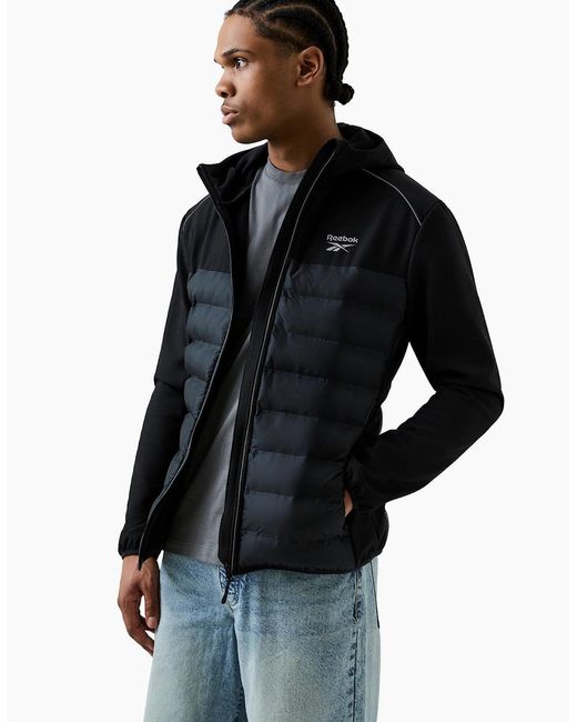 Reebok Blue Herston Hybrid Jacket for men
