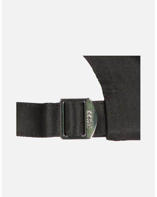 Boss Black Cotton Twill Logo Patch Cap for men