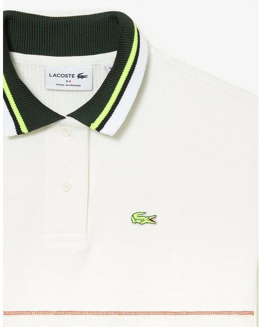 Lacoste White French Made Polo Dress
