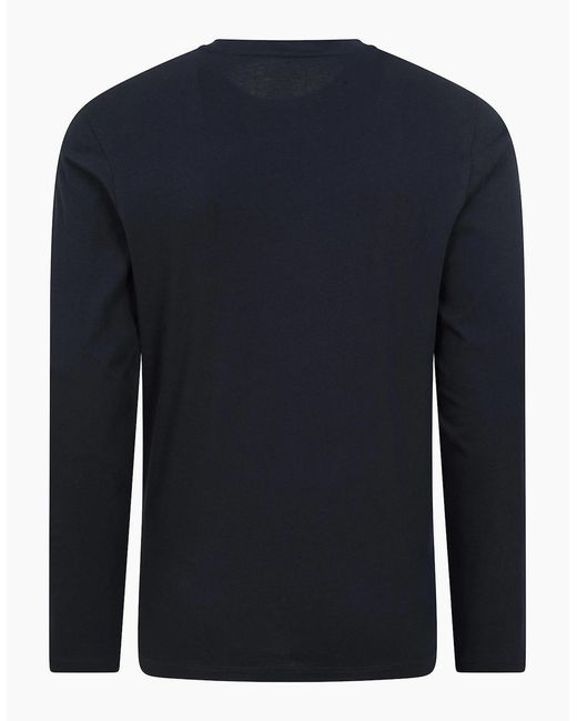 Mountain Warehouse Blue Badge Organic Long-Sleeved Top for men