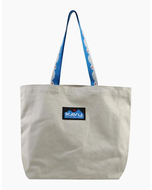 Kavu Blue Typical Tote Bag for men
