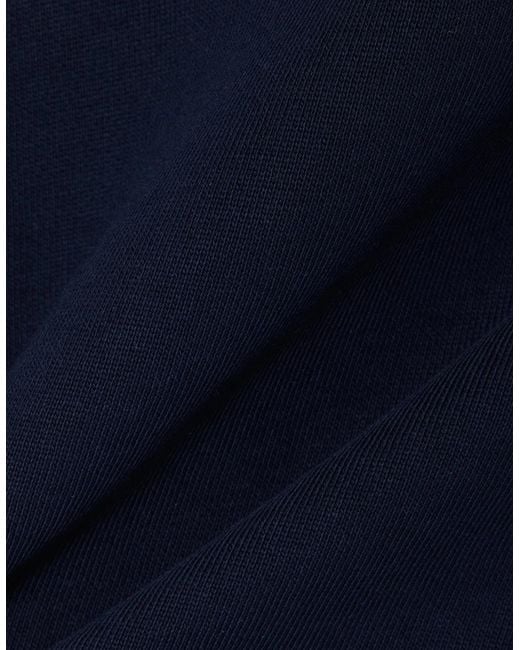 Lacoste Blue Fleece Classic Fit Hoodie for men
