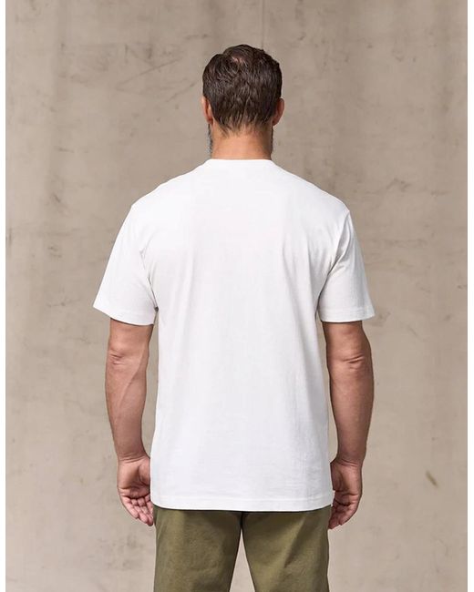 Filson White Outfitter Pocket T-Shirt for men