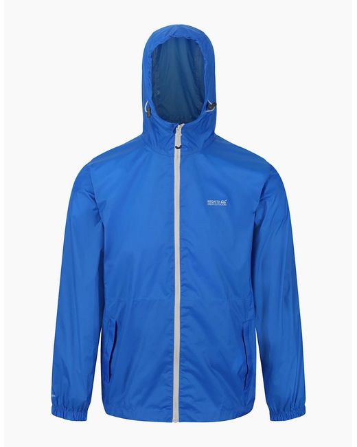 Regatta Blue Pack It Iii Waterproof Jacket for men