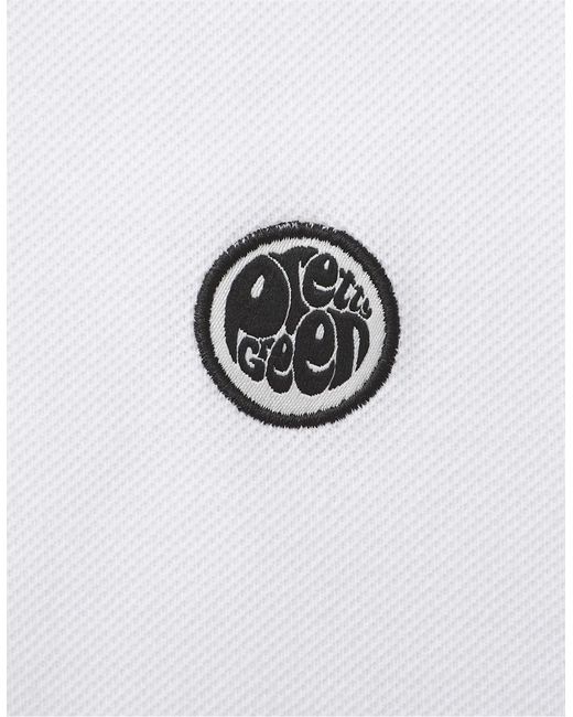 Pretty Green White Barton Polo for men