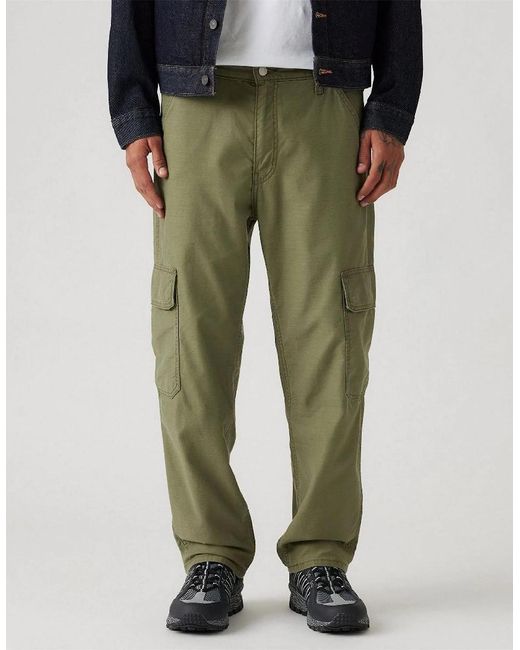 Levi's Green Levi's 568 Loos Cargo for men