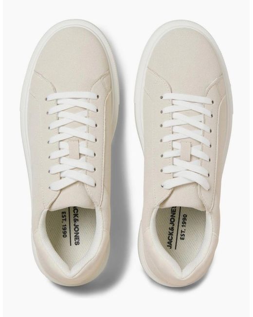 Jack & Jones White Aspire Cupsole Trainers for men