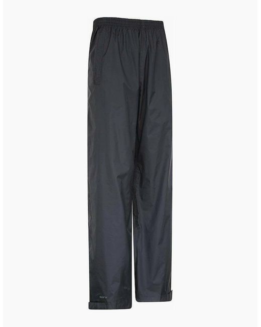 Mountain Warehouse Blue Downpour Waterproof Trousers for men