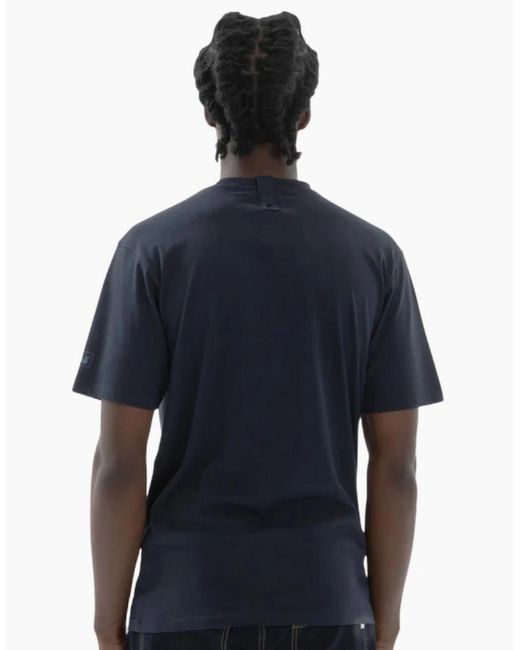 PEACEFUL HOOLIGAN Blue Hackney T-Shirt for men