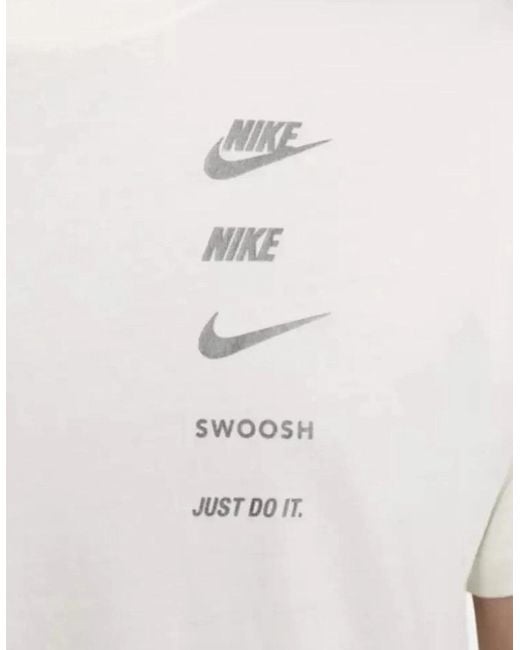 Nike White Standard Issue Sportswear T Shirt for men