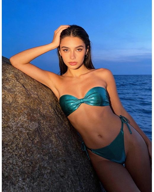 Oceanus Blue Camilla Bikini Top