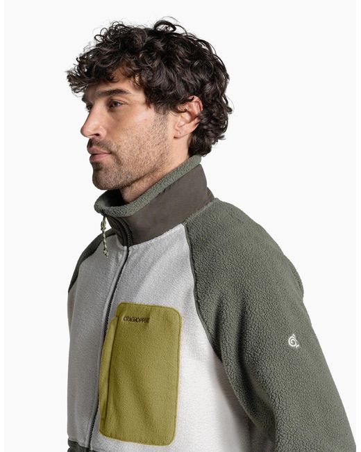 Craghoppers Green Dades Colour Block Jacket for men