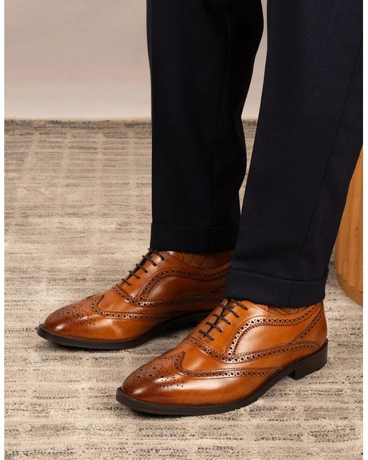 Oswin Hyde Brown Stokes Tan for men