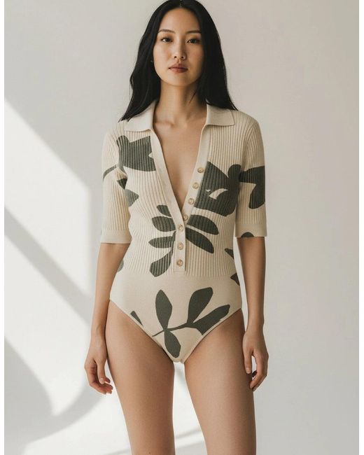 Jacquemus Natural Le Body Yauco Print