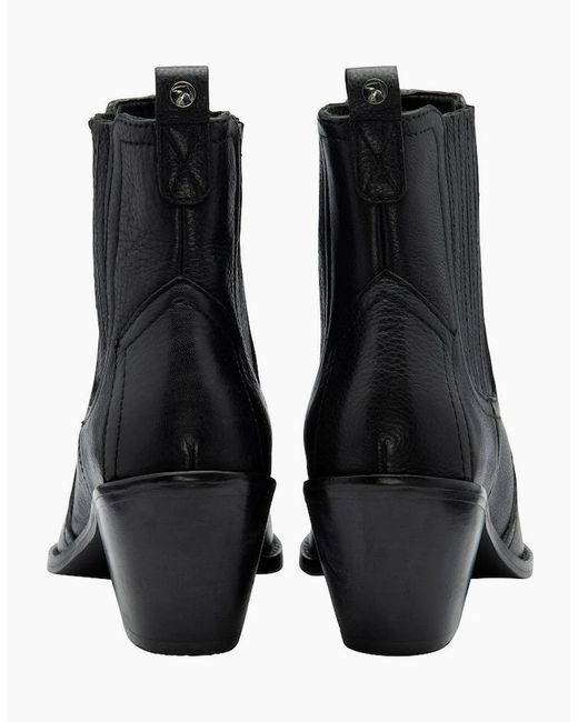 Ravel Black Cann Ankle Boots