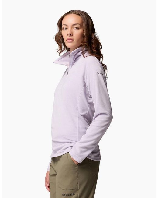 Columbia Purple Glacial Iv 1/2 Zip Fleece Jackets