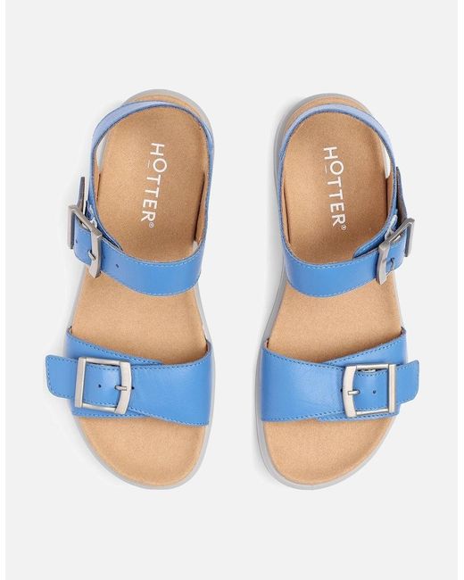Hotter Blue Corfu Sandals