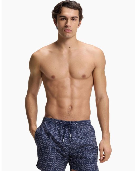 Boss Blue Boss Vibe Swim Shorts for men