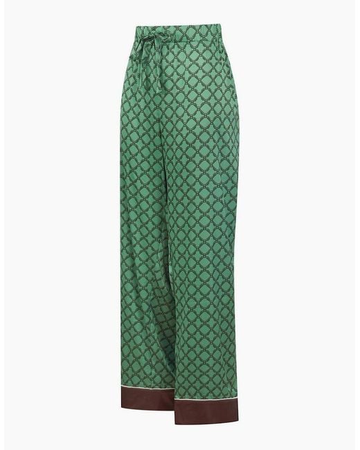 Ted Baker Green Dahlia Long Sleeve Pyjama Set
