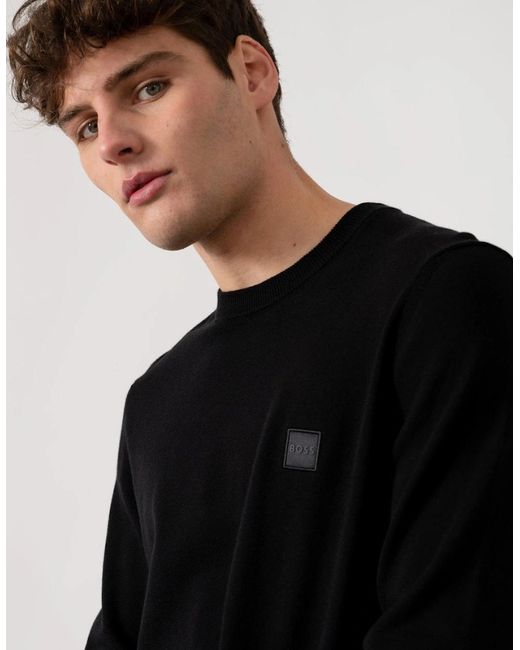 Boss Black Boss Kanovano Crew Neck Jumper Nos for men