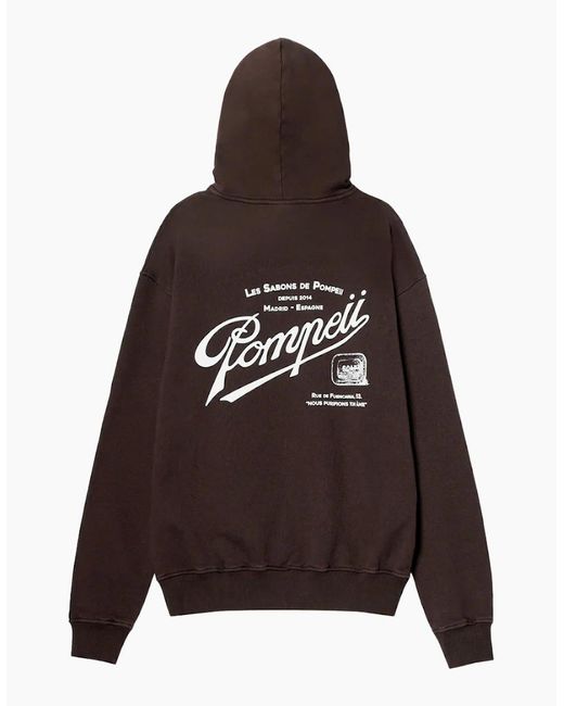 Pompeii3 Brown Sabons De Dark Chocolate Hoodie for men