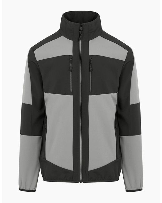 Regatta Black Professional Adult 2 Layer Soft Shell Jacket for men