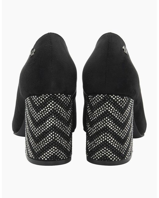 Lotus Black Cassidy Court Shoes