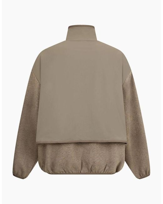 Fear Of God Gray Quarter Zip Fleece for men