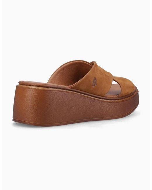 Hush Puppies Brown Bobbi Wedge Sandals