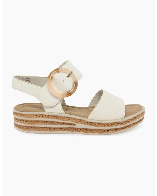 Gabor White Andre Sandals