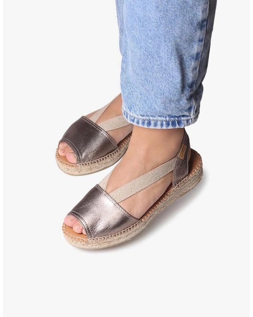 Toni Pons Brown Etna Slingback Sandals Bronze