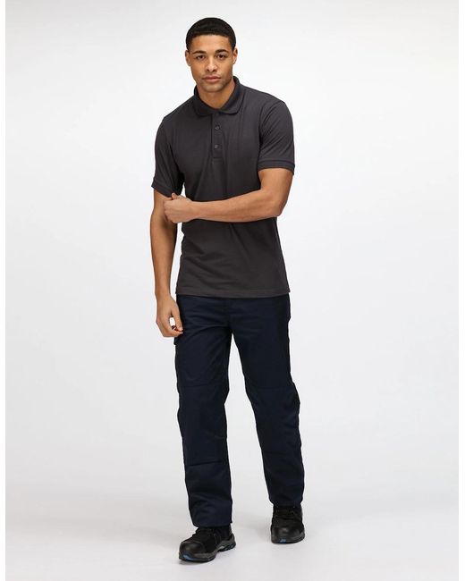 Regatta Blue Professional Cargo Waterproof Trousers for men