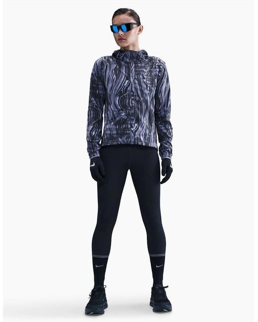 Nike Blue Swift Uv Running Jacket