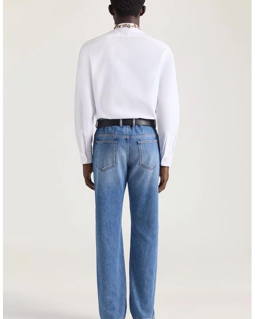 Givenchy Blue Vintage Wash Jeans for men