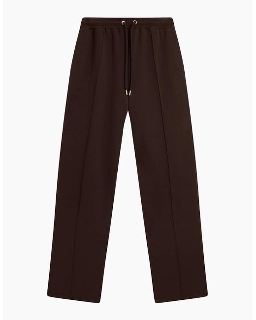 Ted Baker Brown Nowelll Cupro Split Hem Dark Jogger