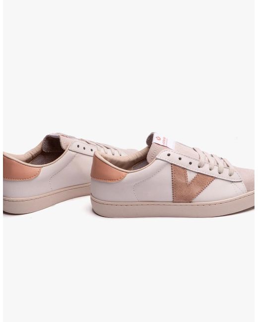 Victoria Pink Berlin Leather & Split Trainers