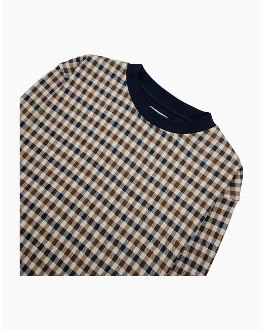 Aquascutum Gray Iconic Crewneck Fleece Sweatshirt 28 for men