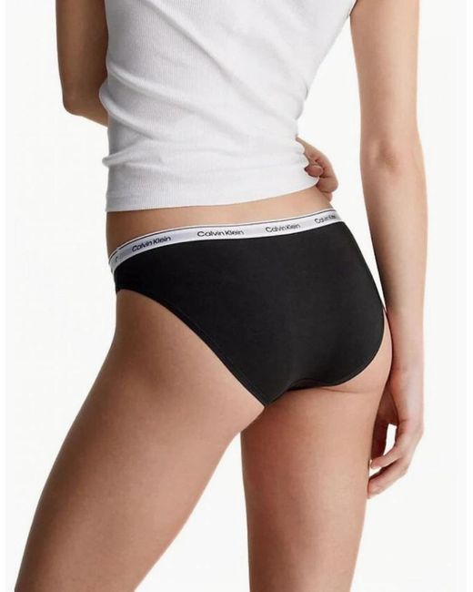 Calvin Klein Brown Modern Logo Bikini Brief