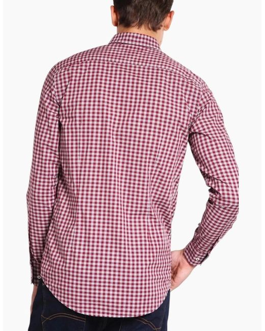 Tommy Hilfiger Pink Oxford Shirts Long Sleeve Cotton Top for men