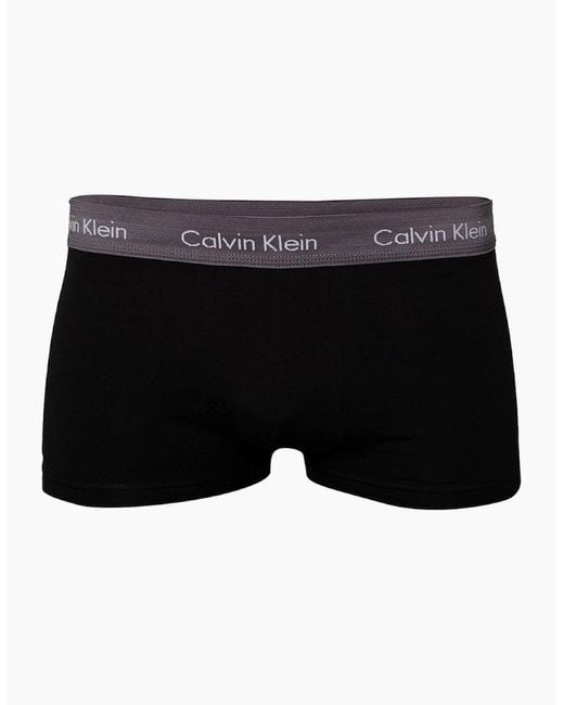Calvin Klein Black Szm Trunk 3 Pack for men