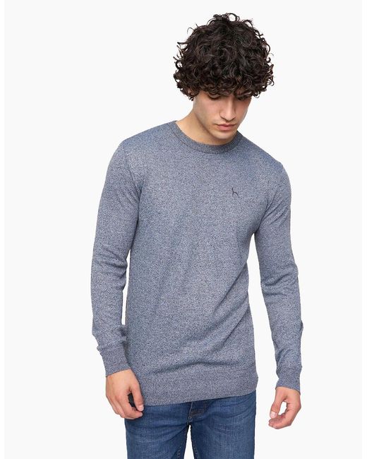 Bewley & Ritch Blue Bewley & Ritch Loxham Jumper Marl for men