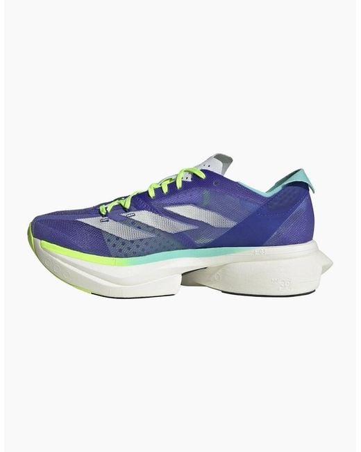 Adidas Blue Adizero Adios Pro 3 Shoes